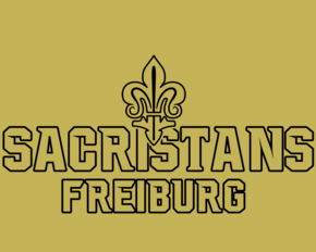 Logo Sacristans goldener Hintergund
